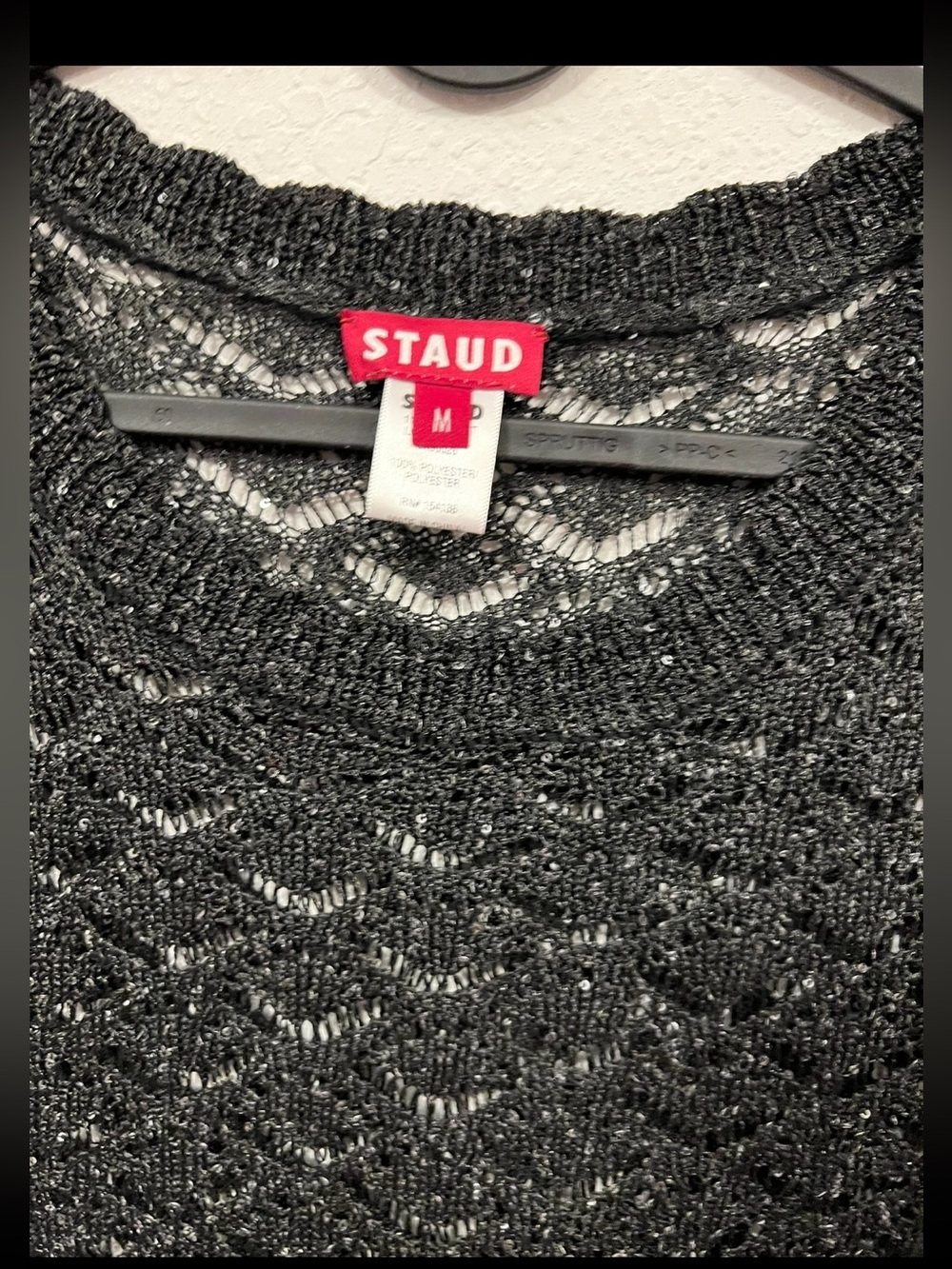 STAUD Black Sheer Midi Dress & BONUS BUY π π Dress - Picture 12 of 15